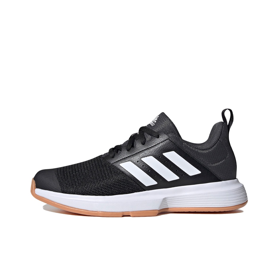 Adidas Essence Badminton Shoes Unisex Low Top Black White POIZON