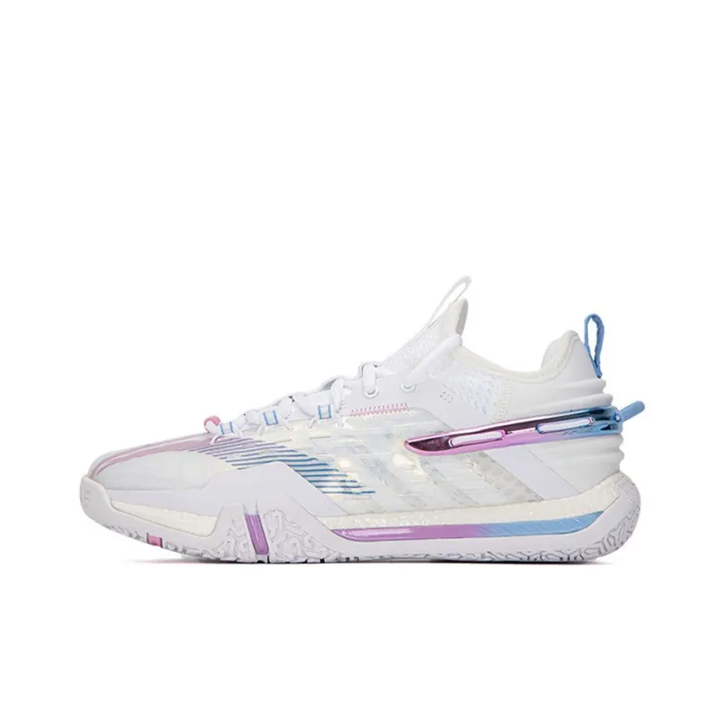 LINING Badminton Shoes Unisex Low Top Standard White-0