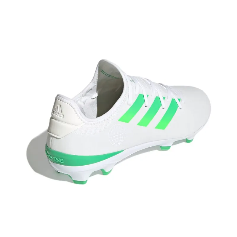 Adidas Gamemode Knit Fg White Screaming Green-3