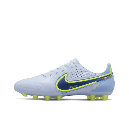 Nike Tiempo Legend 9 Soccer Shoes Men Low-Top Blue/Green