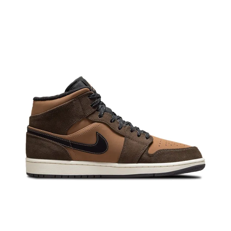 Jordan 1 Mid Se Dark Chocolate-1