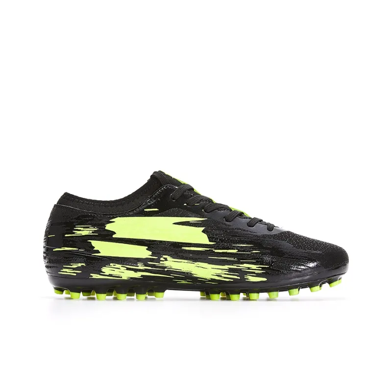 Joma AG Rubber Short Studs Wear Resistant Coverage Soccer Shoes Men's Black Yellow-1