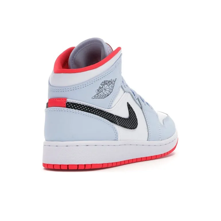 Jordan 1 Mid GS Half Blue-3