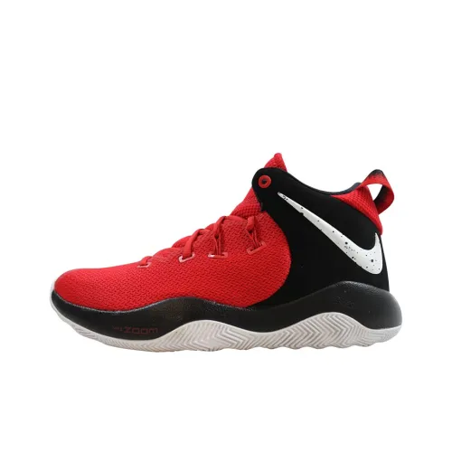 Nike Zoom Rev 2 Vintage Basketball Shoes Men Mid-Top Red/Black/White