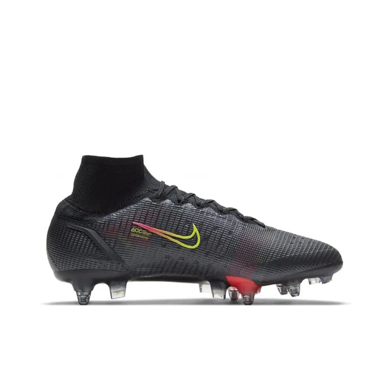 Nike Mercurial Superfly 8 Elite SG Pro Ac 'Black Yellow Orange'-1