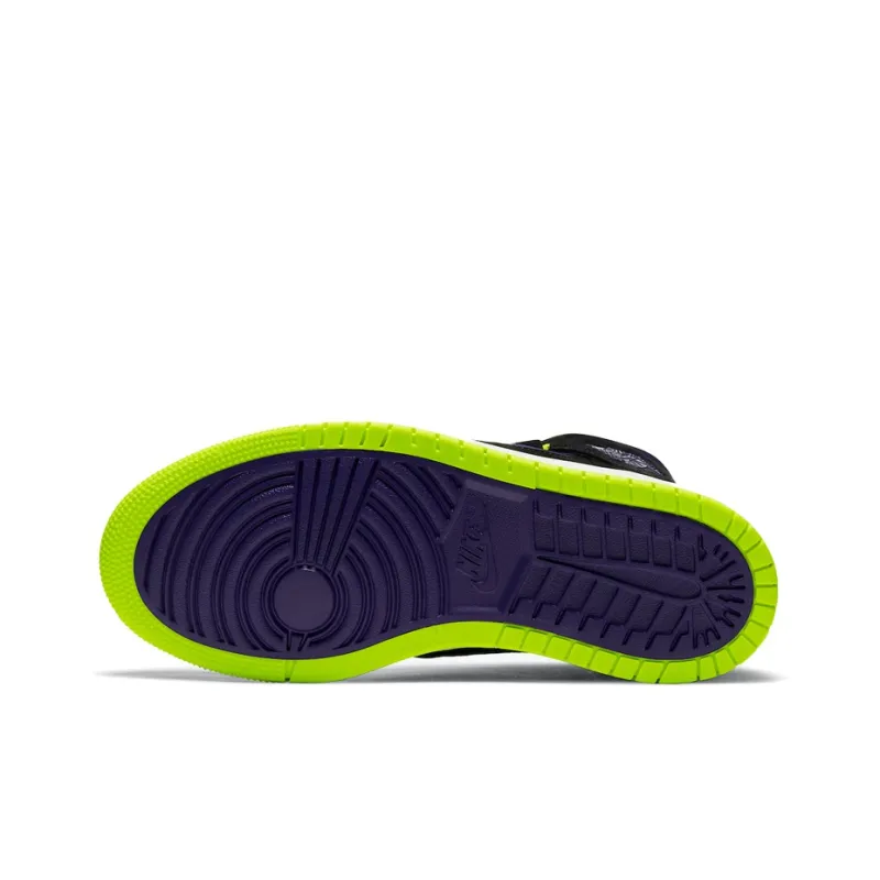 Jordan 1 High Zoom Air Cmft Black Court Purple Lemon Venom Women's-5