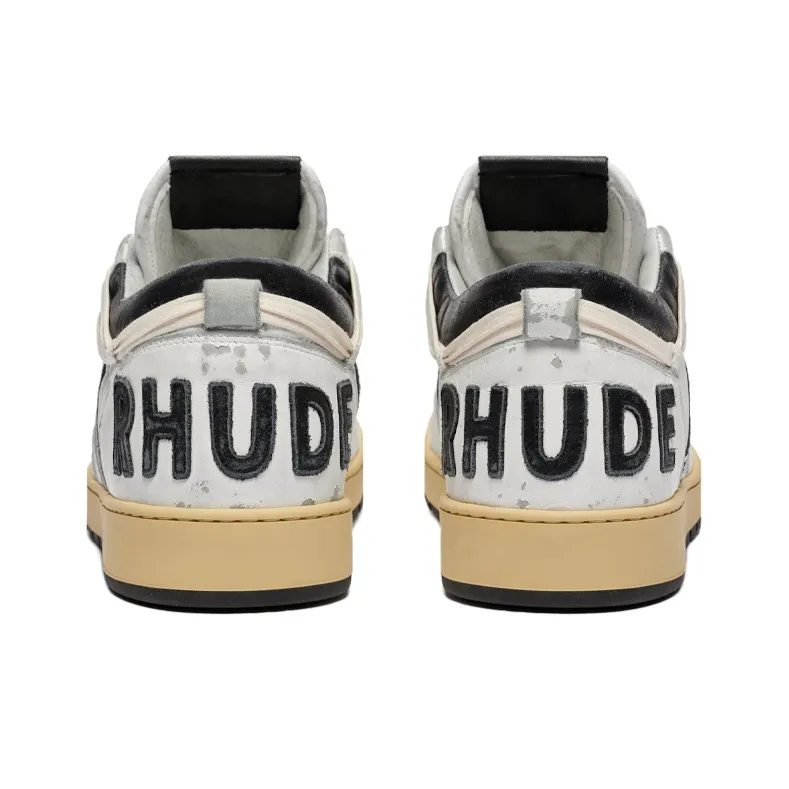 RHUDE Rhecess Low 'White Black' 2022-4
