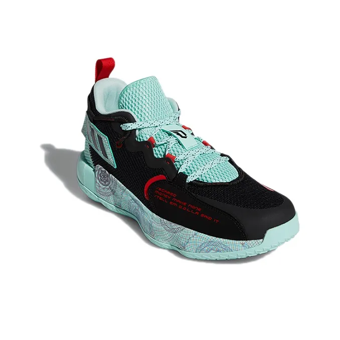 Adidas Dame 7 Extply Black Clear Mint-2
