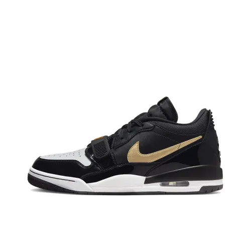 Jordan Legacy 312 Low Black Metallic Gold