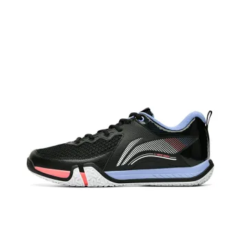 LiNing II LITE Comfortable Breathable Low Top Badminton Shoes Unisex Black White