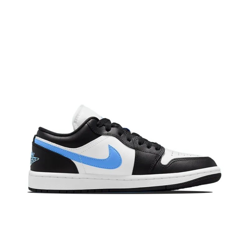 JORDAN 1 Low Black University Blue White Women's-1