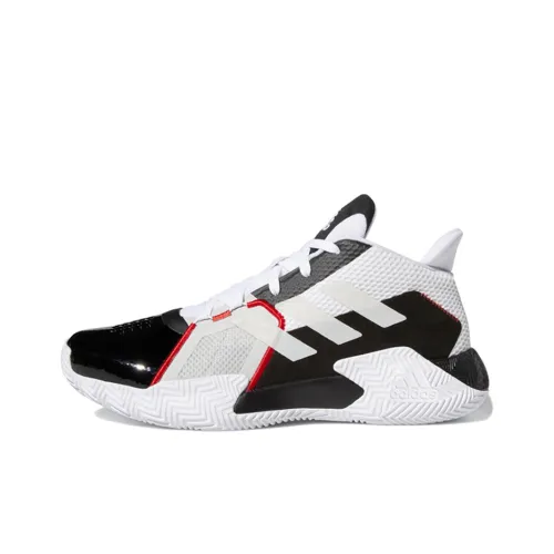 Adidas Court Vision 2 Vintage Basketball Shoes Men Low-Top White/Black/Red