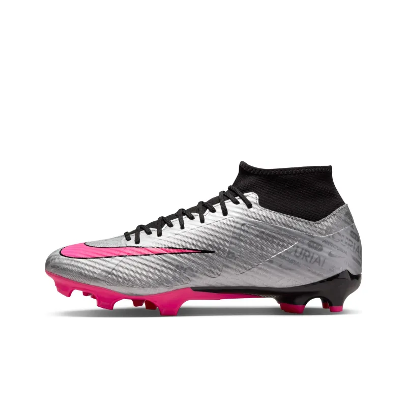 Nike Mercurial Superfly 9 Acad 25 FG/MG 'Metallic Silver Hyper Pink'-0