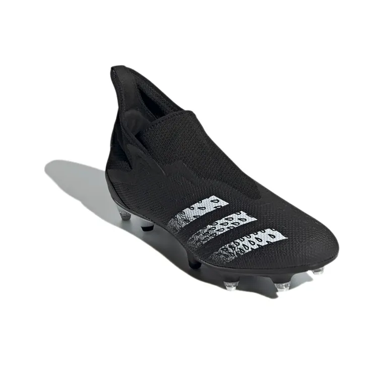 Adidas Predator Freak.3 Laceless Soft Ground Boots 'Black White'-2