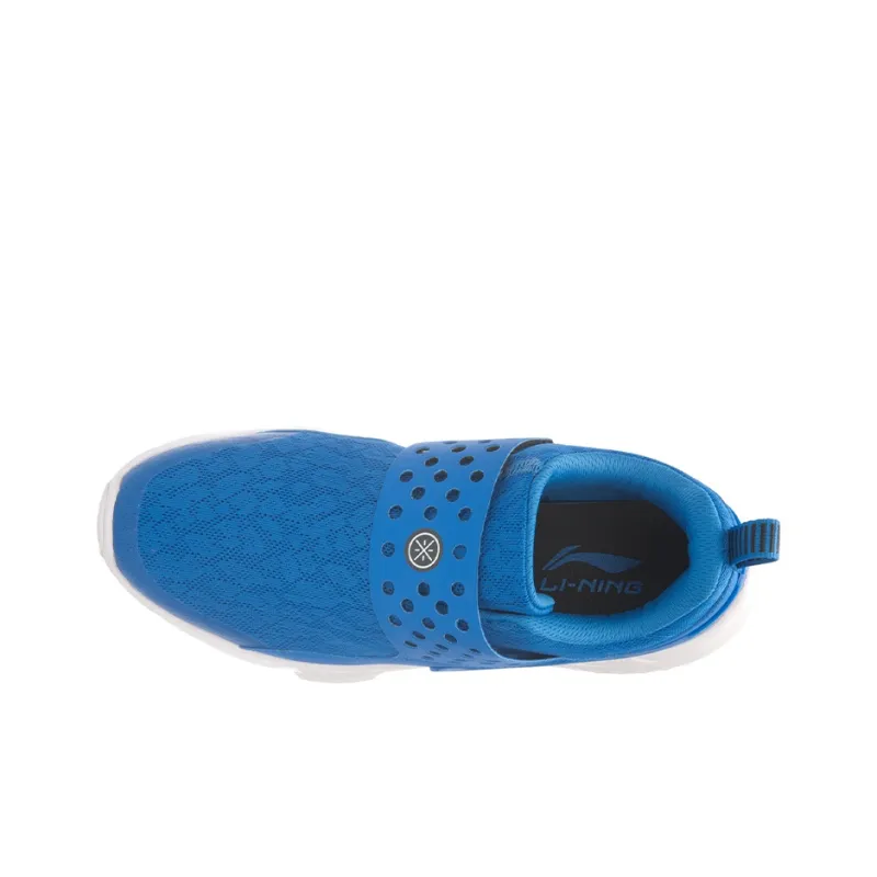 LINING Sammy Vintage Basketball Shoes Unisex Low Top Blue-2