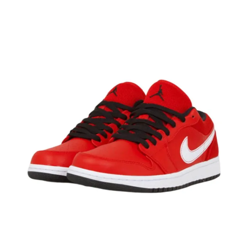 JORDAN 1 Low University Red White-3