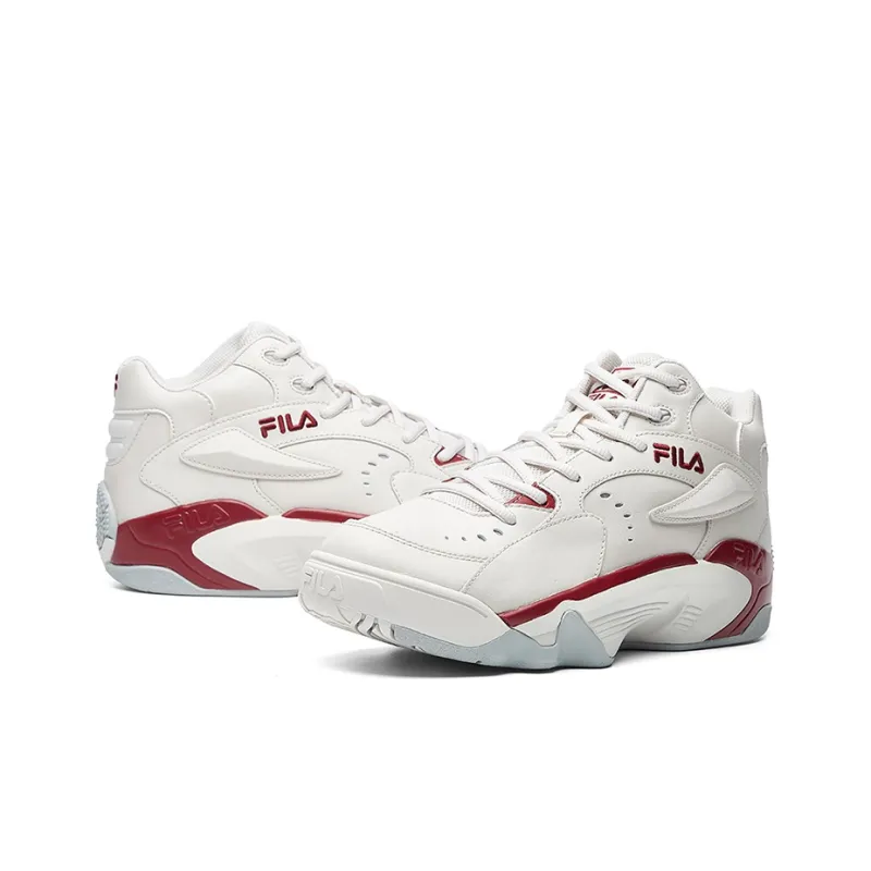 FILA Jamball Mid Retro Buff/Red-3