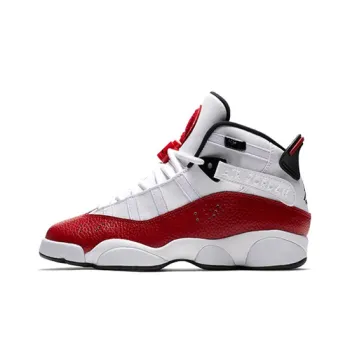 Jordan 6 Rings White University Red GS