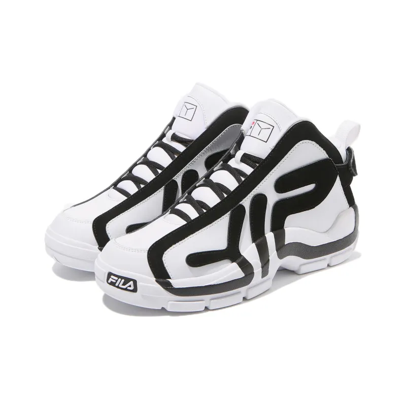Y/project X FILA Grant Hill 2 Vintage Basketball Shoes Unisex Mid Top White/Black-2