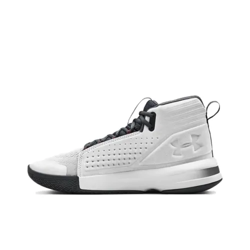 Under Armour Torch Vintage Basketball Shoes Unisex High-Top Gray