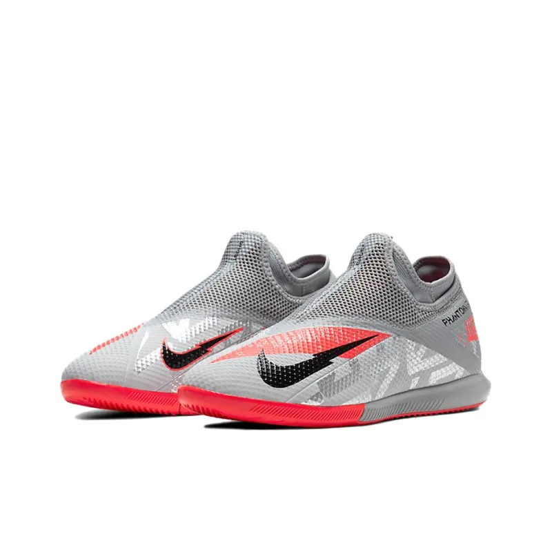 Nike Phantom Vision 2 Academy Df Ic 'Grey Red'-2