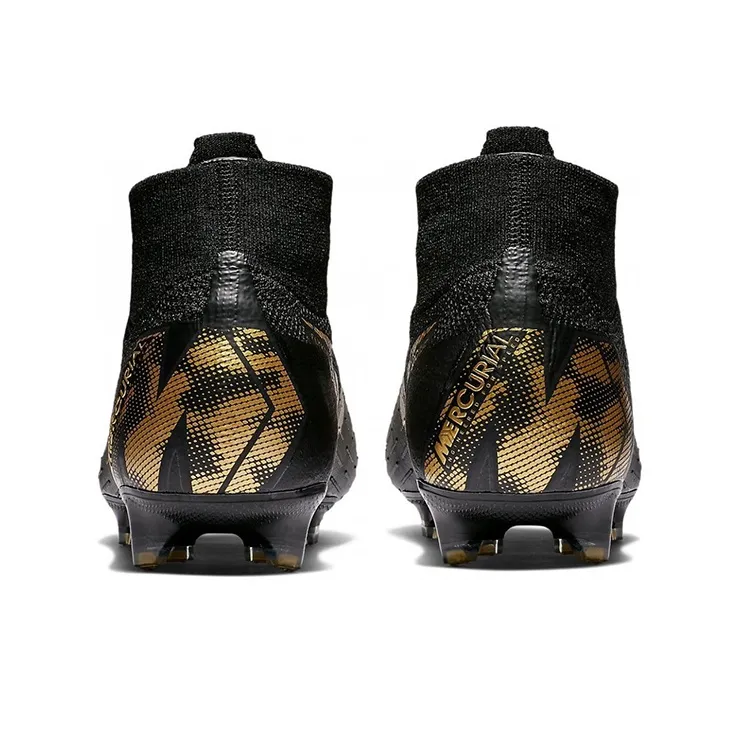 Nike Mercurial Superfly 6 Elite Fg Black Metallic Gold-4
