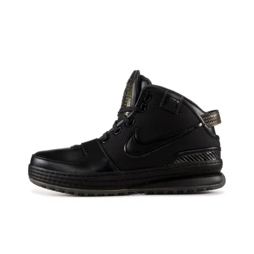 Nike Lebron 6 Vintage Basketball Shoes Men High-Top Black/Black/Dark Gray