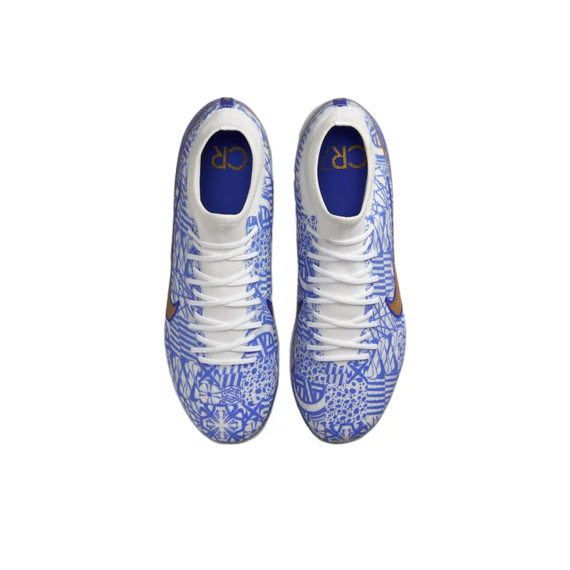Nike Mercurial Superfly 9 Academy CR7 AG 'Blue White'-3