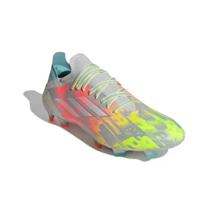 Adidas X Speedflow.1 Fg 'Clear Onix Cloud White Solar Yellow'-2