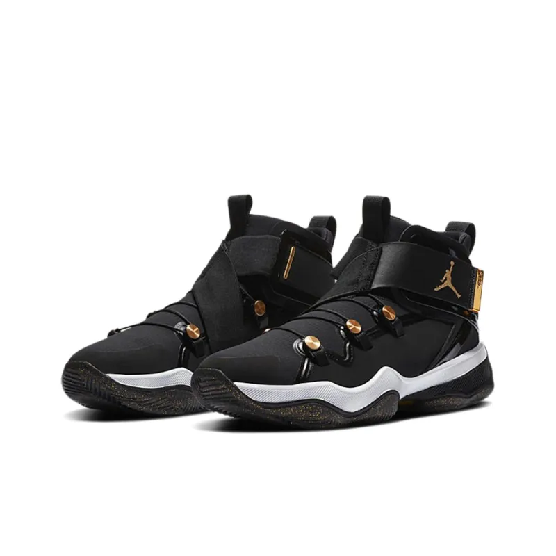 Jordan AJNT23 Black Metallic Gold-2