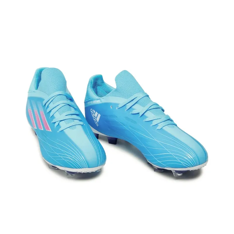 Adidas X Natural Ground Non slip Lightweight Soccer Shoes Blue-1