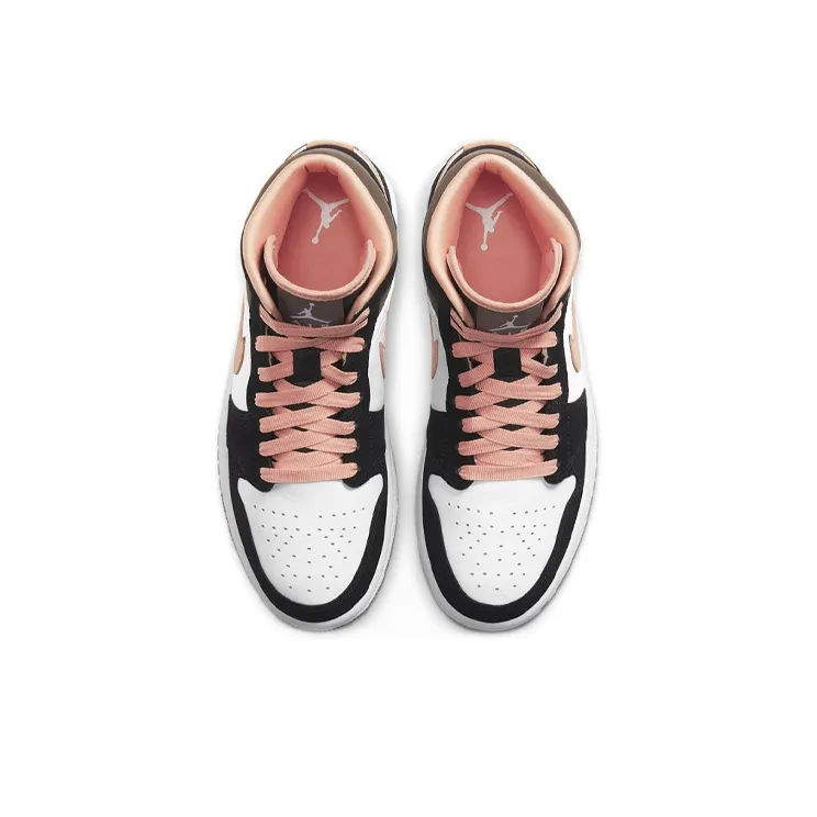 Jordan 1 Mid Peach Mocha Women's-3