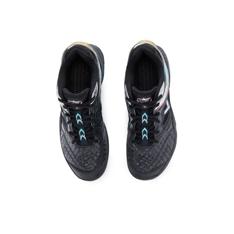 VICTOR Tamp Cushioning Anti Slip And Wear Resistant Breathable Coverage Support Low Top Badminton Shoes Unisex Black-3