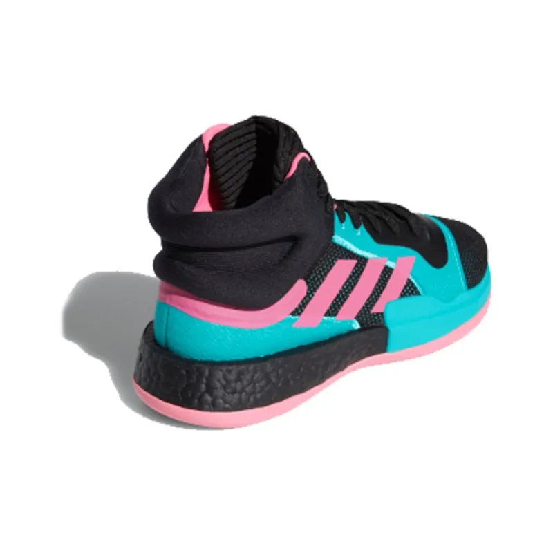 Adidas Marquee Boost 'Black Shock Pink Aqua'-3