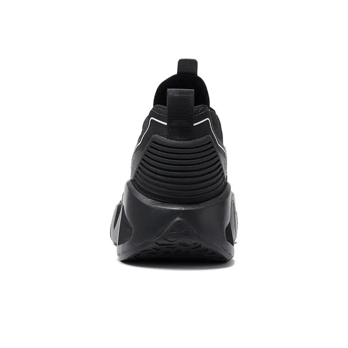 LiNing Essence 2.3 Delta Shield Cushioned Slip Resistant Coverage Low Top Vintage Basketball Shoes Men's Black-3