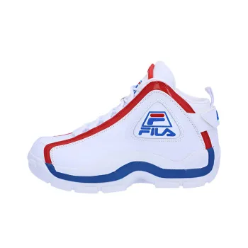 FILA Grant Hill 2 Vintage Basketball Shoes Unisex Mid Top White/Red/Blue