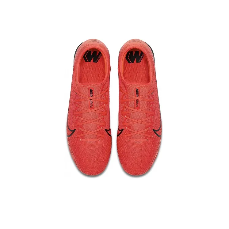 Nike Mercurial Vapor 13 IC/IN Indoor Cushioning Anti-Slip And Wear-Resistant Soccer Shoes Men's Red-2