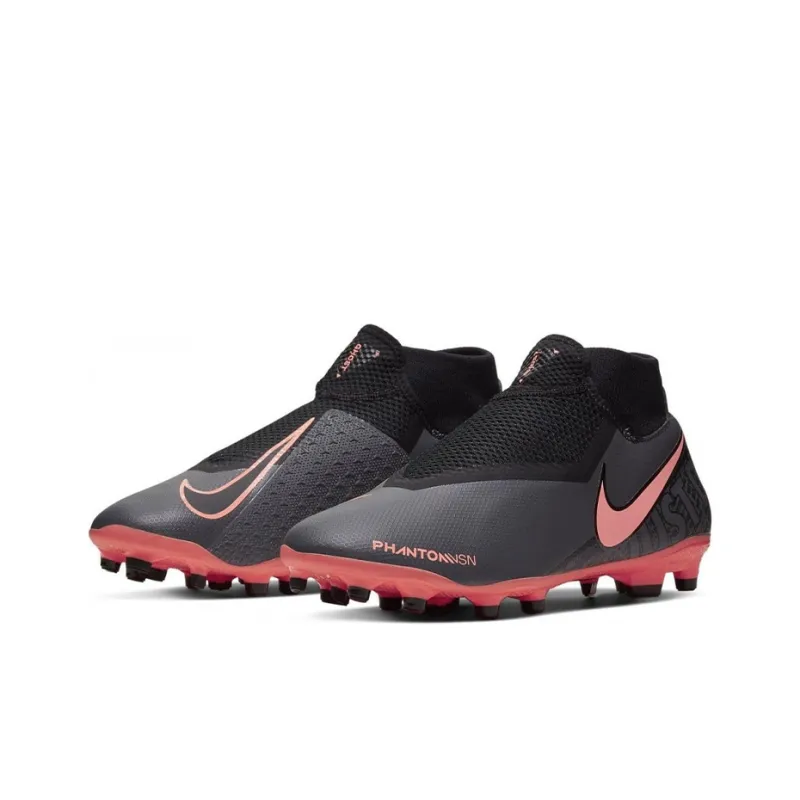 Nike Phantom Vision Academy Df Fg Mg 'Dark Grey Bright Mango'-2