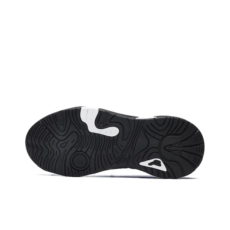 FILA Swarm Low Swirl Sneakers 'Black And White' Women's-3