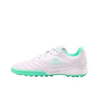 KELME TF Turf Shock Absorbers Slip Resistant, Abrasion Resistant, Breathable Soccer Shoes Unisex White Green