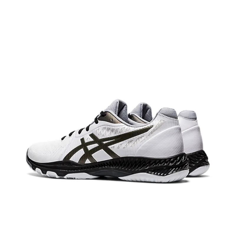 Asics Netburner Ballistic FF 2 Vintage Basketball Shoes Men Low-Top White/Black-3