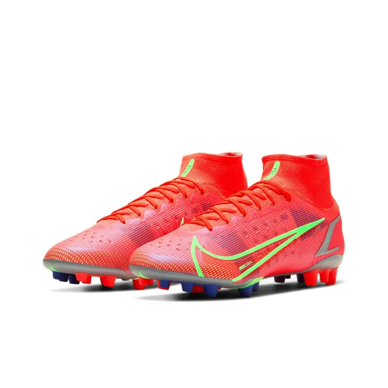 Nike Mercurial Superfly 8 Elite Ag Artificial Grass 'Red Neon Green'-2