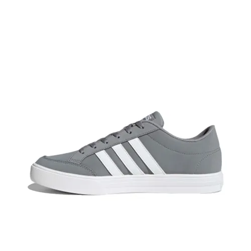 Adidas Neo Vs Set Vintage Basketball Shoes Men Low-Top Gray/White