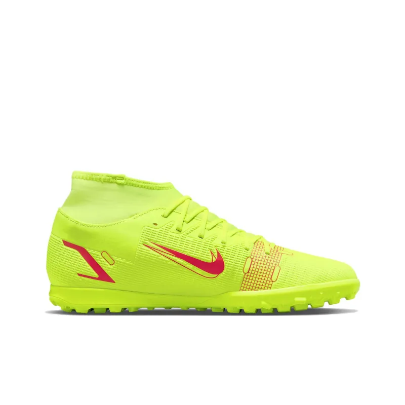 Nike Mercurial Superfly 8 Club Tf Turf Soccer Shoes Yellow-1