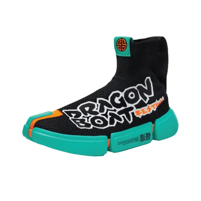 LiNing Essence Way Of Wade Non slip Lightweight High Top Vintage Basketball Shoes Men's Black-2