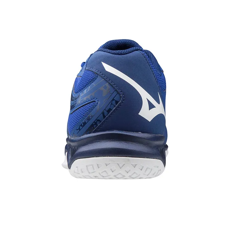 Mizuno Thunder Blade 2 Anti-Slip And Wear-Resistant Breathable Low-Top Badminton Shoes Unisex Blue White-3