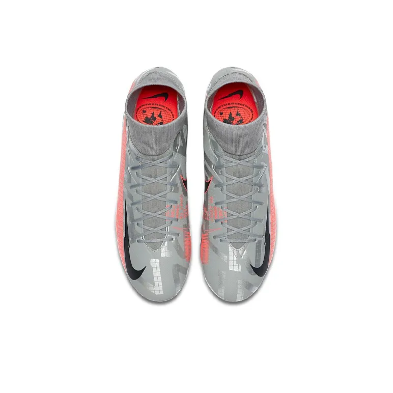 Nike Mercurial Superfly 7 Academy Mg Metallic Grey Crimson-3