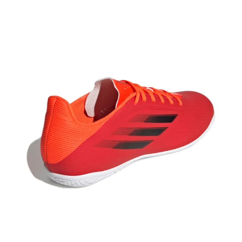 Adidas X Speedflow .4 Indoor Boots Breathable Slip Resistant Soccer Shoes Men's Red Black-3