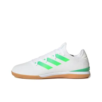 Adidas Gamemode Knit Indoor Boots Slip-Resistant Breathable Soccer Shoes Men's White Green