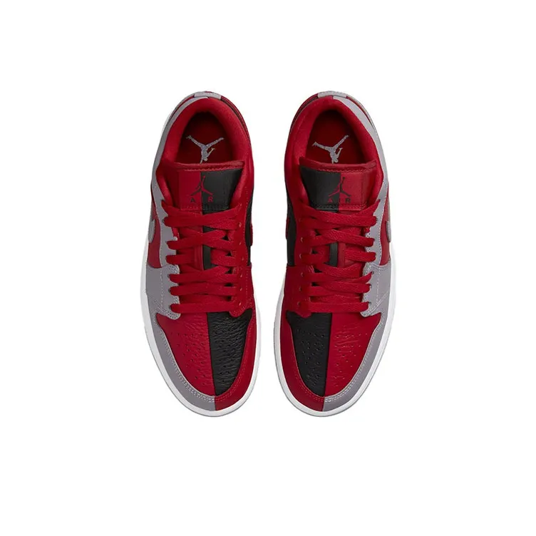 Jordan 1 Low Se Homage Split Gym Red Cement Grey Women's-3